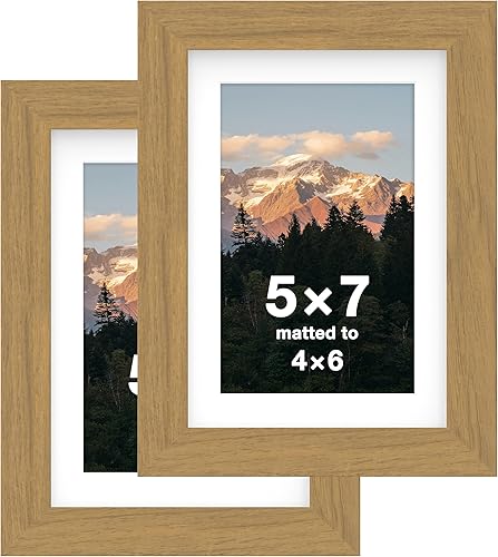 Vista 54 de FrameWorks Paquete de 2 portarretratos de 12 x 16 pulgadas con mate a 8 x 12 pulgadas, color negro, marco de fotos clásico de madera con vidrio