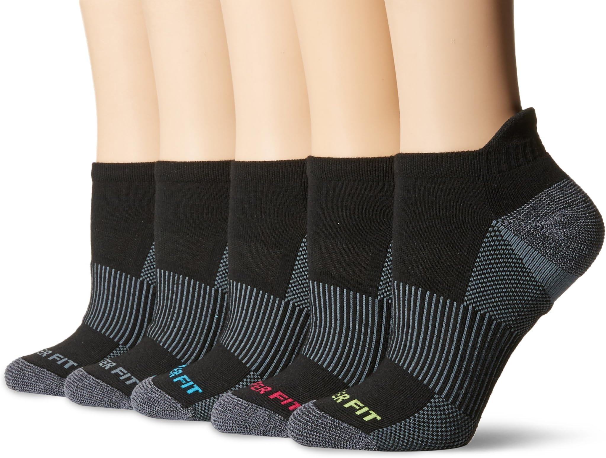 Copper Fit Women's Performance Sport Cushion Low Cut Ankle Socks (5 pair)