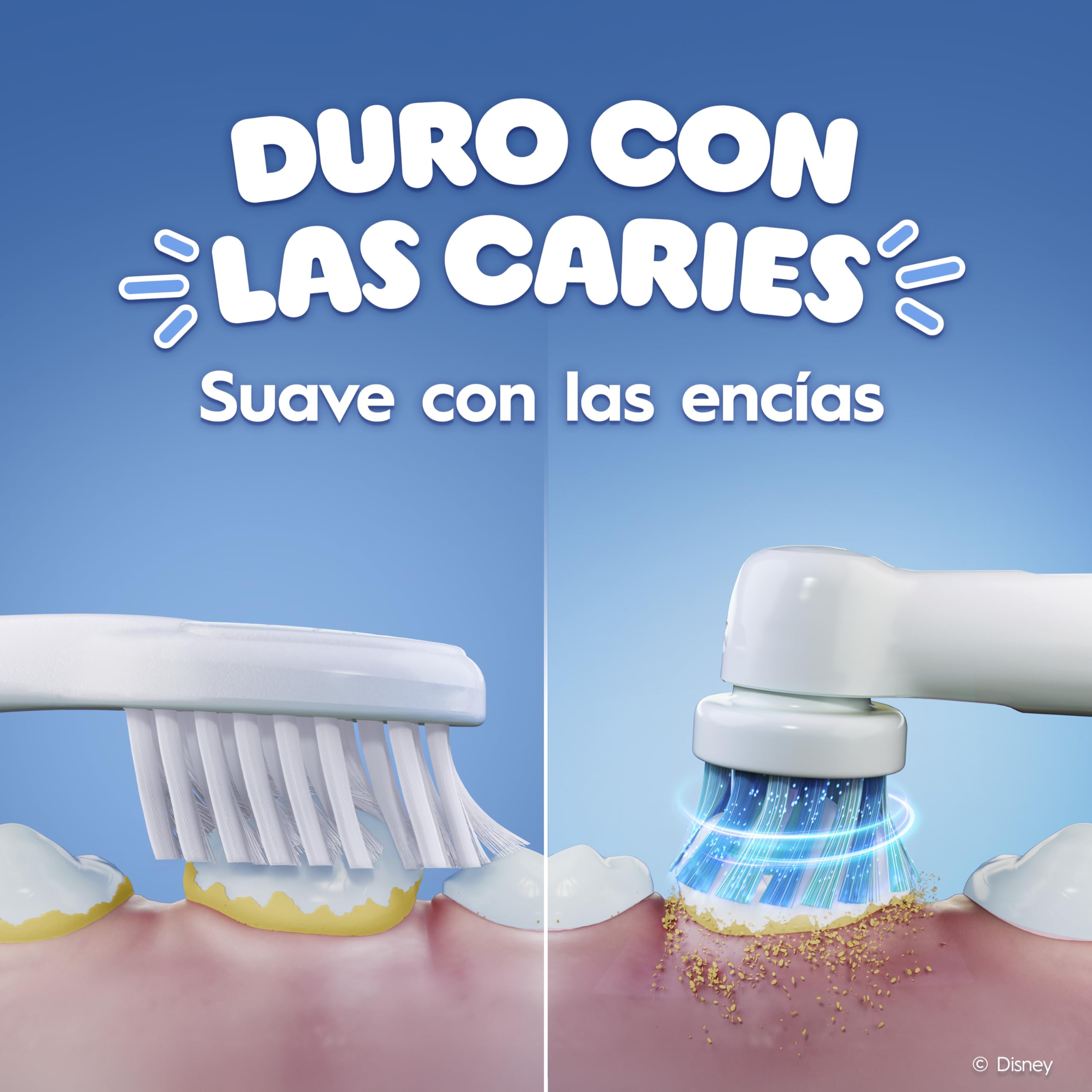 Oral-B Pro Kids Cepillo De Dientes Eléctrico, 1 Mango De Frozen, 1 Cabezal, 1 Estuche De Viaje, Diseñado Por Braun, Apto Para Niños Mayores De 3 Años — view 2