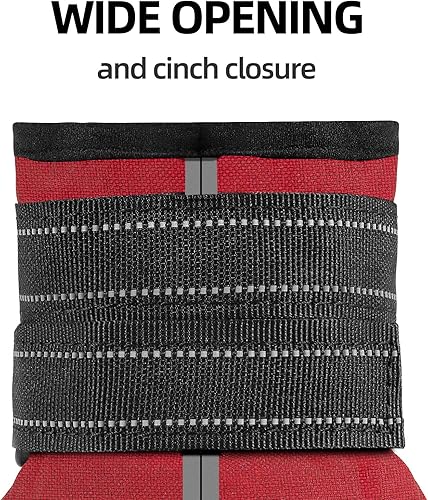 Miniatura 2 de Zapatos para perros de gran tamaño, botas de nieve impermeables para perros grandes, botas de perro y protectores de patas para nieve al aire libre,