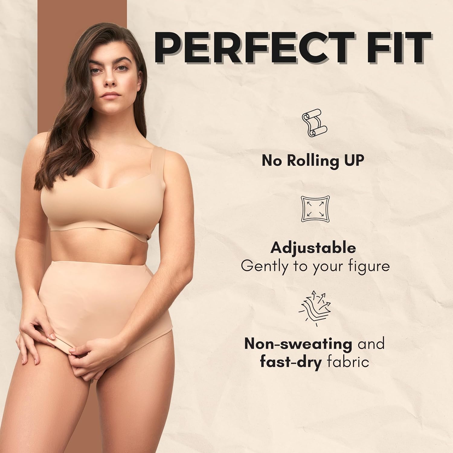 Ostomy Bag Cover for Women, High-Waist Underwear, Black, Discreet Panties with Inner Pocket, Leak Control, Fast-Dry Fabric