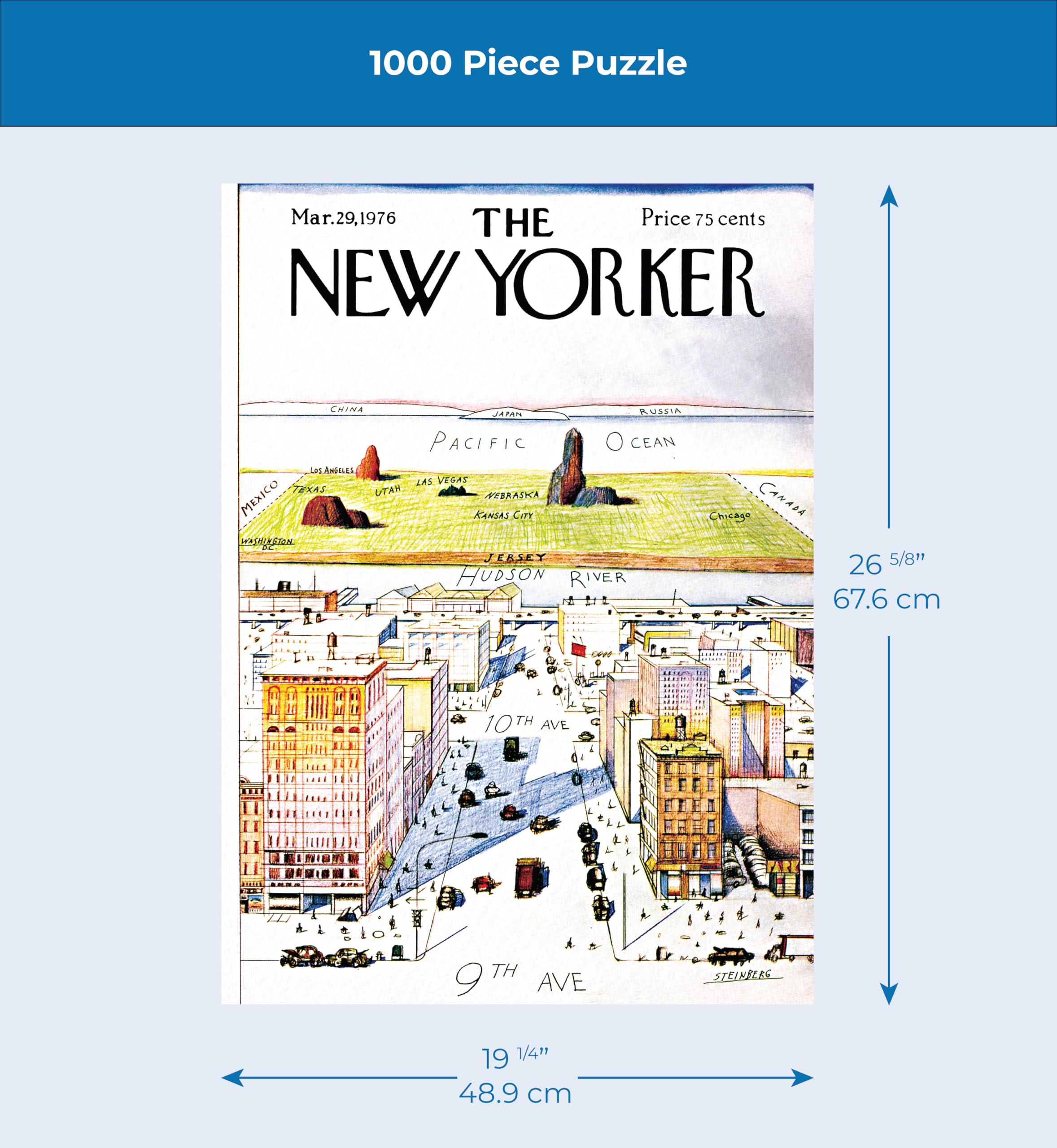 Amazon.co.jp: New York Puzzle Company 1000ピースジグソーパズル