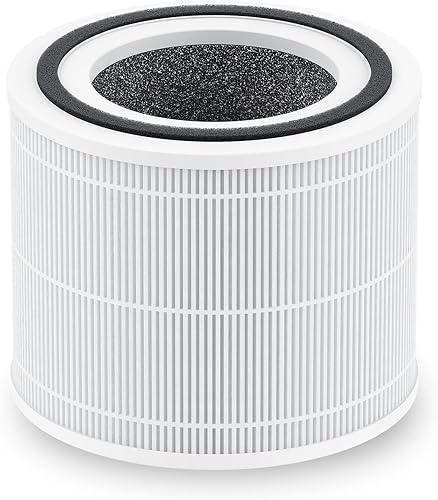 TCL Filtro de repuesto para purificador de aire para Breeva A1 y A1W, reemplazo certificado, True HEPA (H13) elimina el 99.97% del polvo,