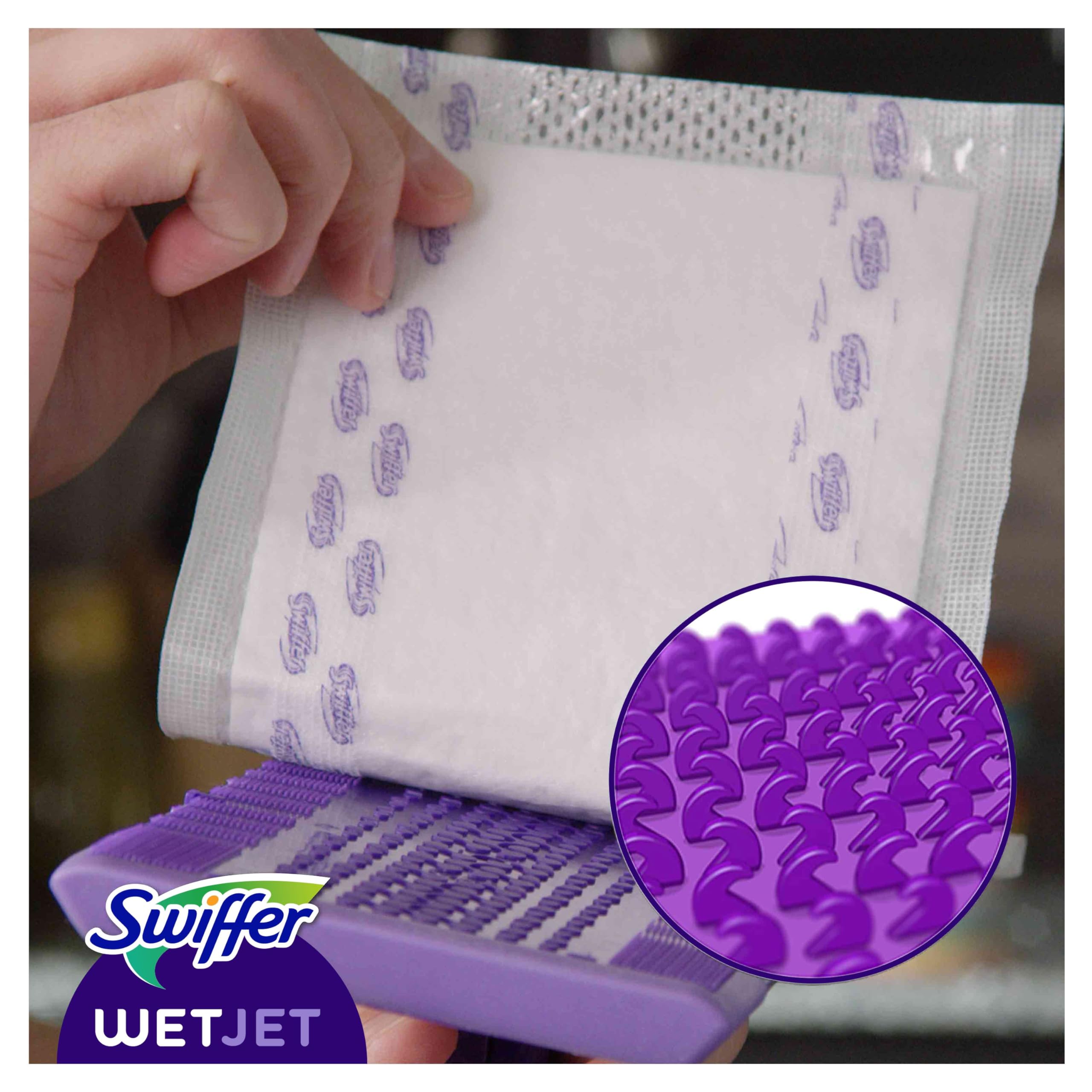Swiffer WetJet 12 Recharges Jetables Nettoyantes Multi-Surfaces