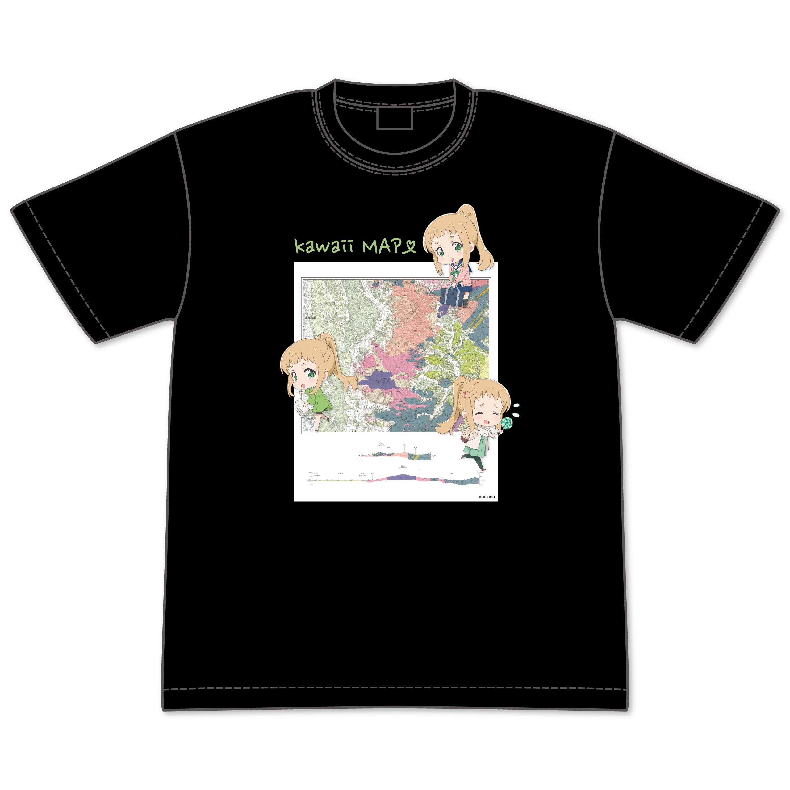 恋する小惑星　Geo cafe Tシャツ 木ノ幡みら 恋する小惑星 フルグラフィックTシャツ［みら＆あお］【描き下ろし】