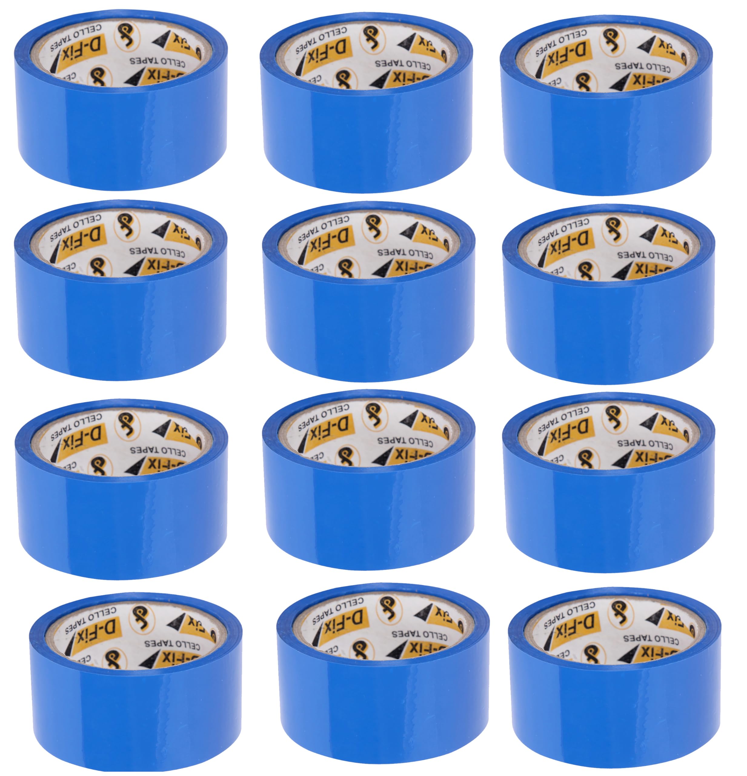 D-fix® 12PCS Self Adhesive Blue Colour Tape Packing Cello Tape - 65 Meters in Length - 48mm Width, BOPP Industrial Packaging Tape for E-Commerce Box Packing (B0BM684KR7) Amazon Price History, Amazon Price Tracker