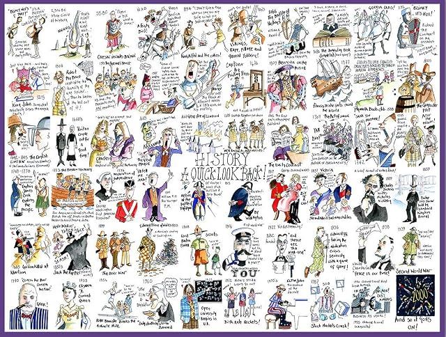 1000 Piece Jigsaw Puzzle - History By Tim Bulmer - Comical 1000 Piece Puzzles For Adults Colorful Jigsaw Puzzle 66cm X 50cm Funny Jigsaw Puzzles