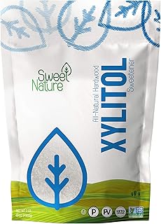 Sweet Nature | Birch Bark Xylitol Sweetener - Great Powdered Sugar Substitute for Diabetics - Natural, Keto Friendly, non-GMO, and Made in USA (3lbs)