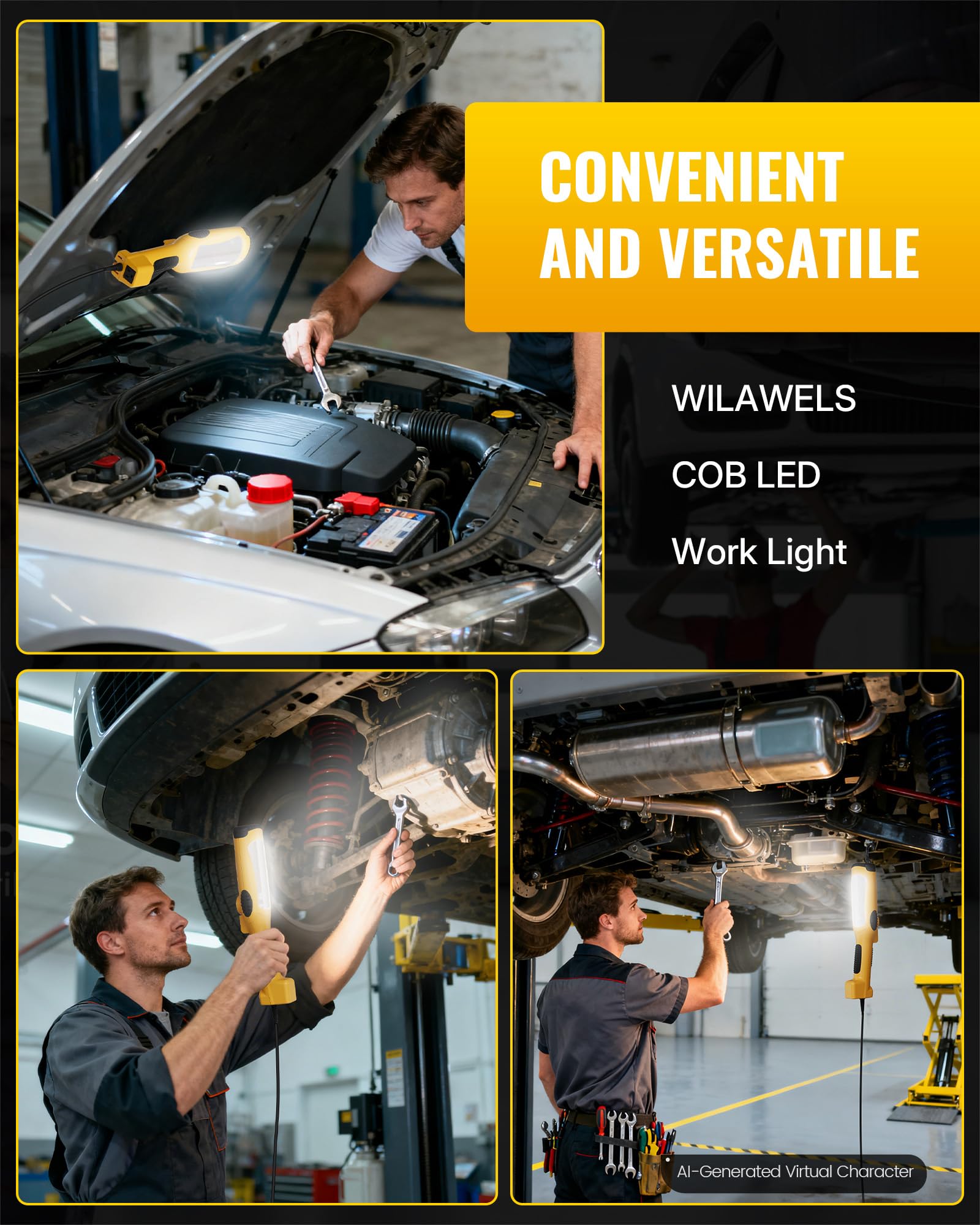 Luz de trabajo LED de 15 pies Y05WL06