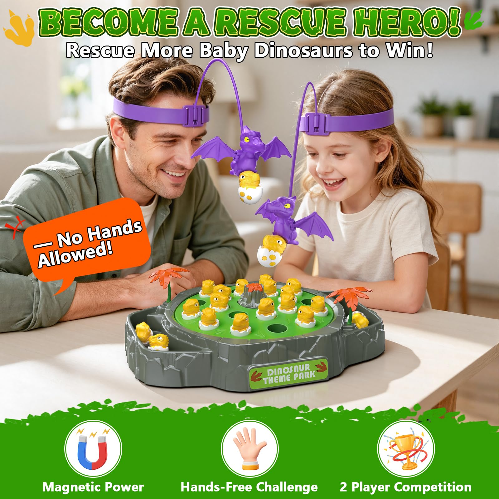 Dinosaur Rescue Game - Magnetic Pterosaur Fun! -3 Dinosaur Rescue Game - Magnetic Pterosaur Fun! -3