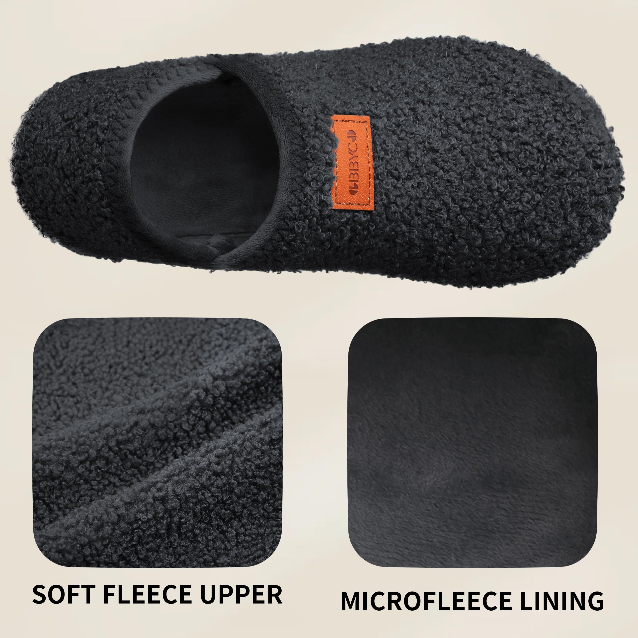 Pantuflas de piel mullida para mujer y hombre, zapatos casuales para casa, antideslizantes, calcetines cálidos, espalda cerrada, zapatos para interiores y exteriores