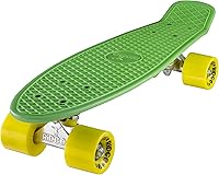 Vista 3 de Ridge Skateboard 55 cm Mini Cruiser Retro Stil in M Rollen Komplett U Fertig Montiert