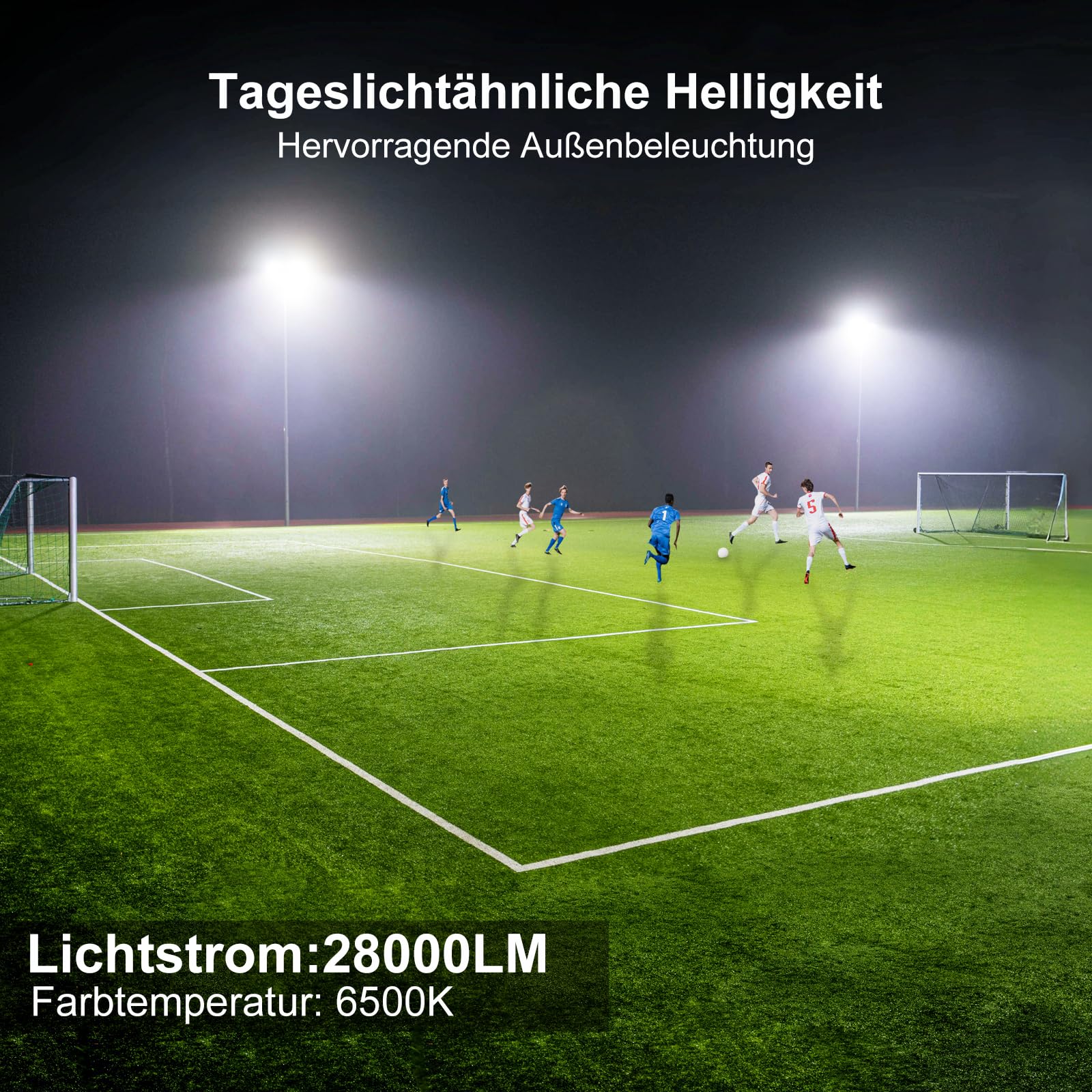 200W LED Strahler Außen mit verstellbaren 2 Köpfe, 28000LM Straßenlaterne Mastleuchte Lampe 6500K Flutlicht Einstellbarem Winkel IP67 Wasserdicht 230V LED Straßenleuchte für Garten