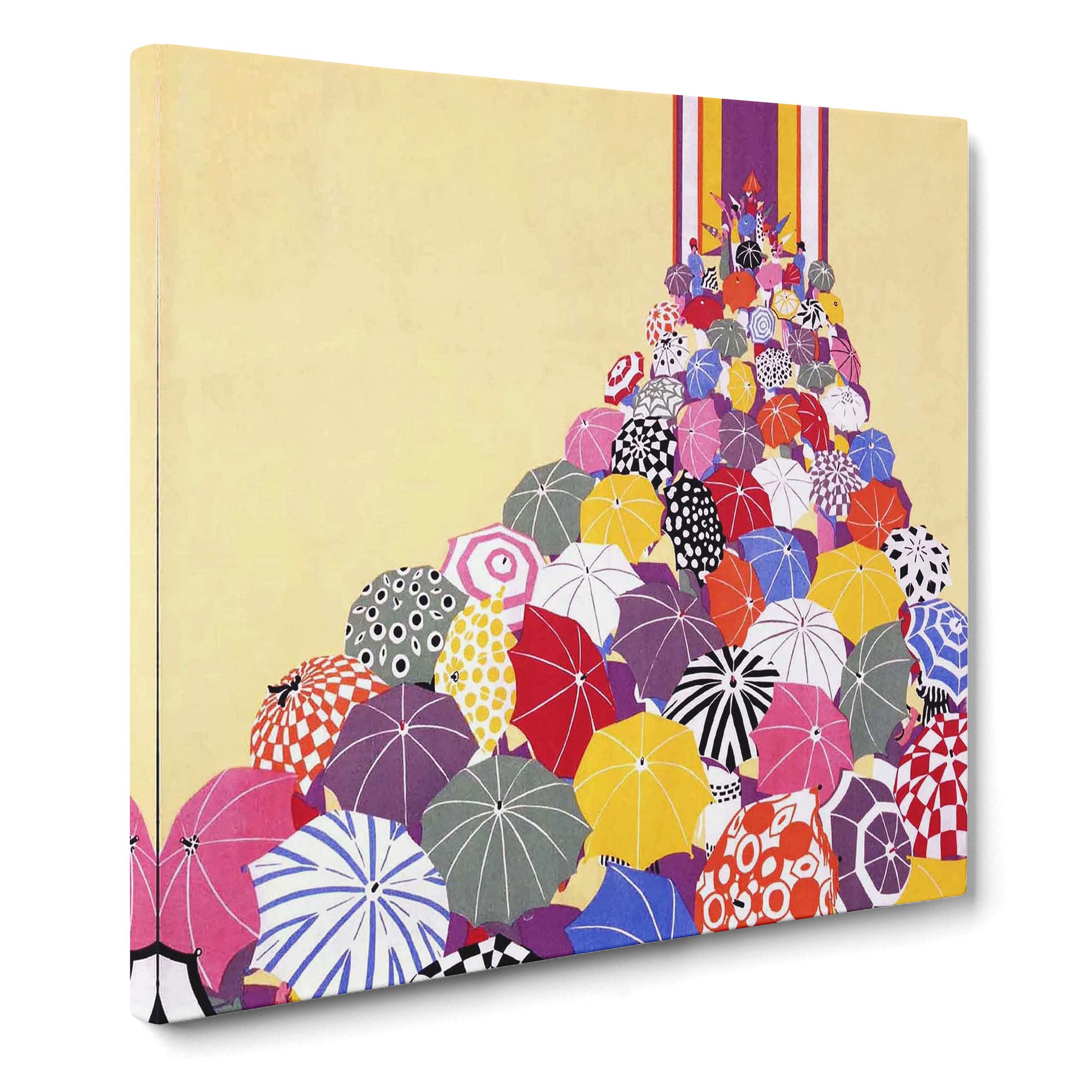 London Underground Canvas Print, Mixed, 35L x 35W cm