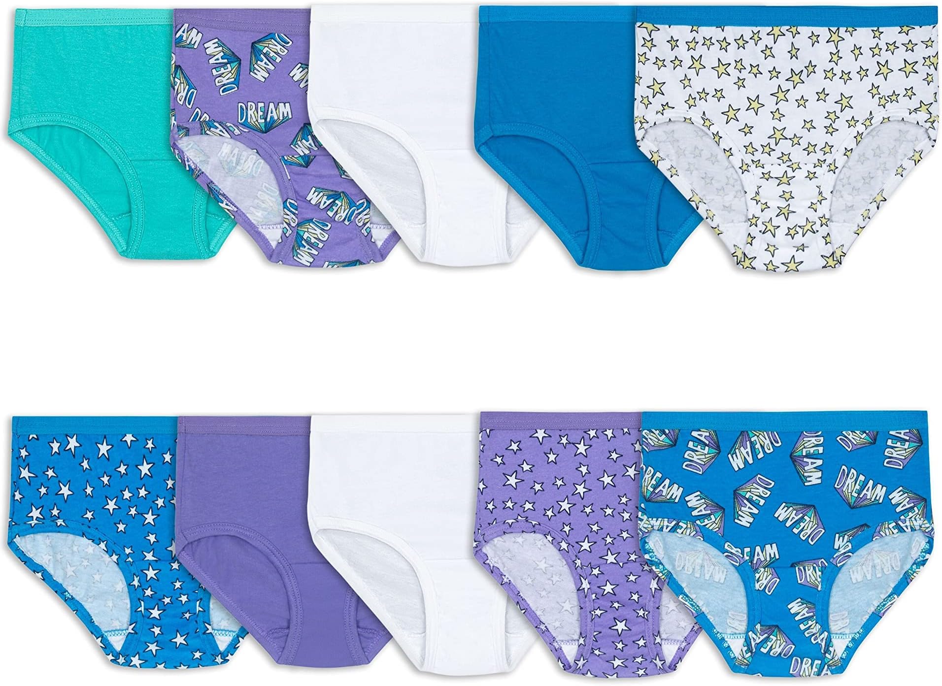 Girls' Cotton Brief Underwear Multipacks