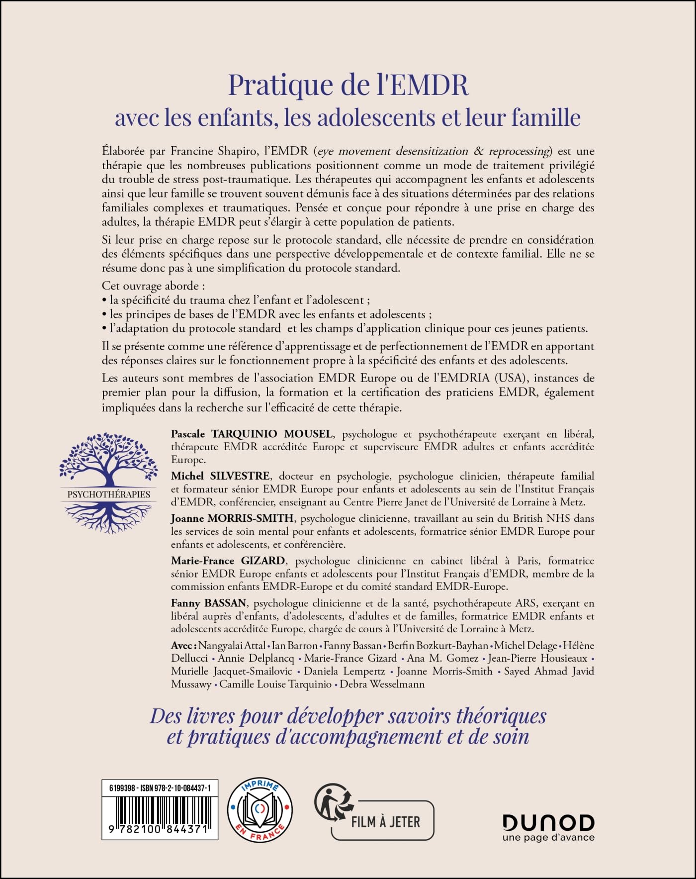 Pratique de l'EMDR avec les enfants, les adolescents et leur famille