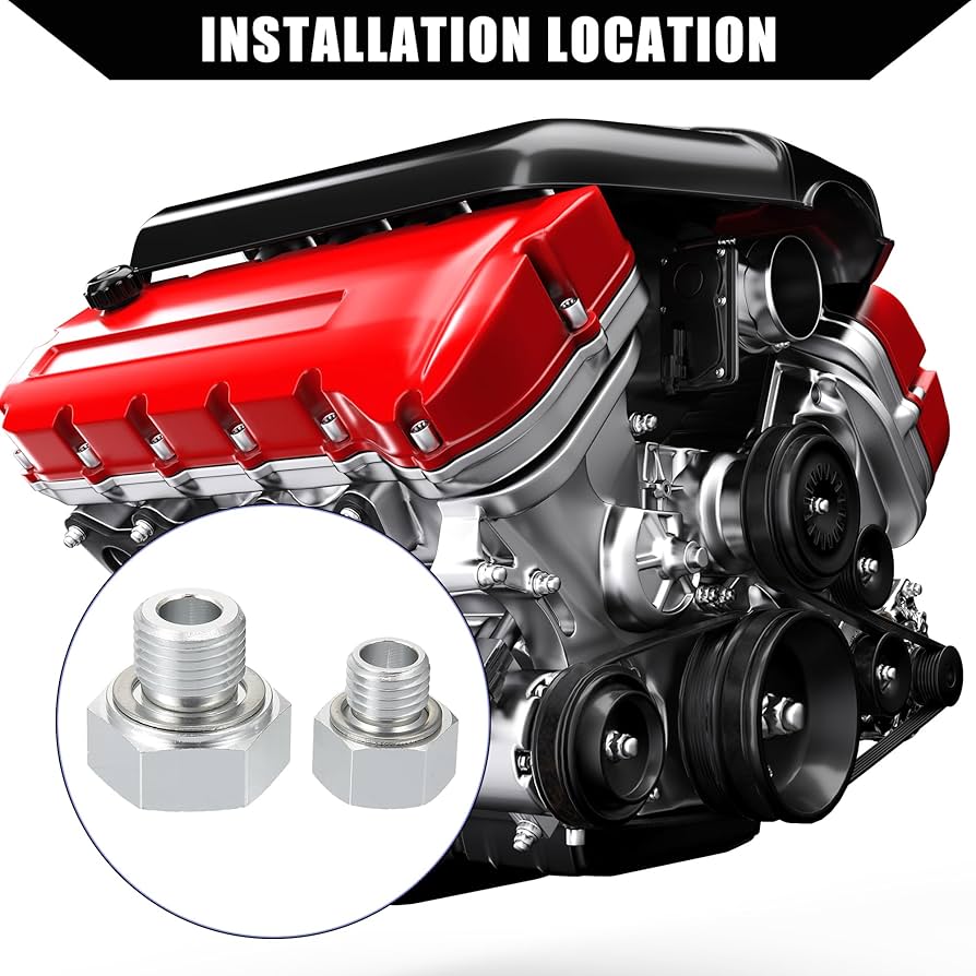 Amazon.com: Hihaha Oil Pressure Coolant Adapter Fitting