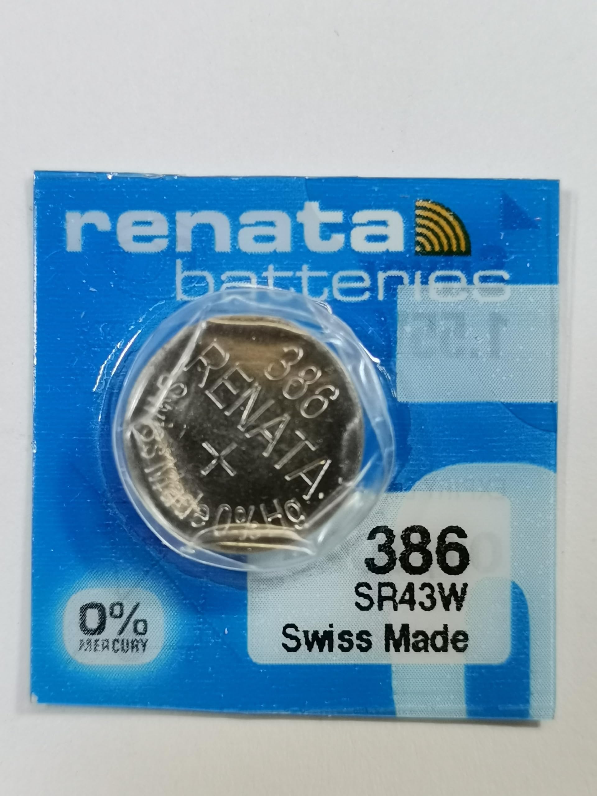 Amazon.com: 1 x Renata 386 Swiss Made Lithium Coin Cell Battery