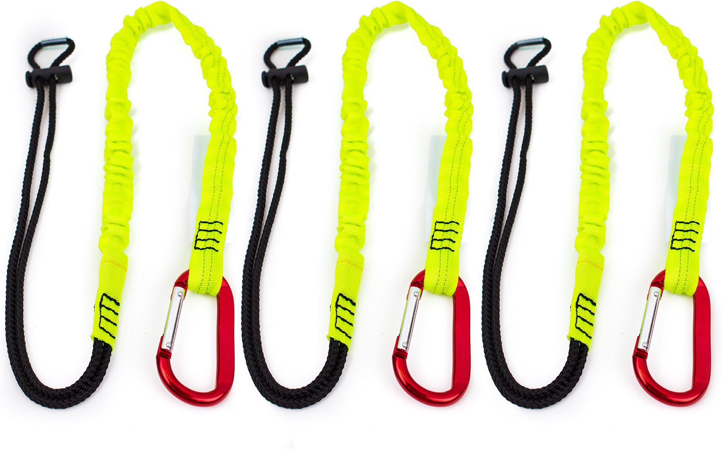 Spidergard SPTOOL01 [Pack of 3], 3ft Lanyard with Aluminum Carabiner, Lanyard with Carabiner, Tool Lanyard, Tool lanyards for Hand Tools.