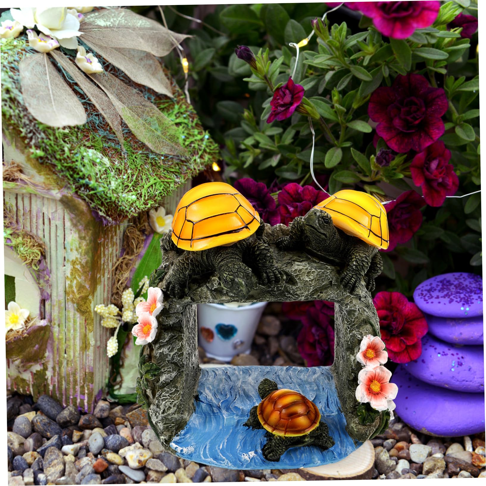 ifundom Downspout Extension Statue Kreative Garten Dekoration Harz Langlebig und Robust für Regenrinne für Gartenliebhaber