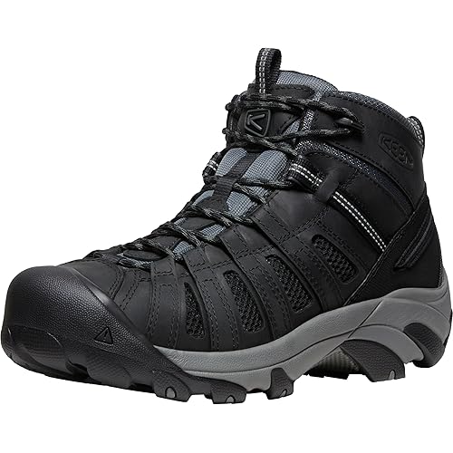 KEEN Utility Men's Flint Mid Steel Toe Work Boot