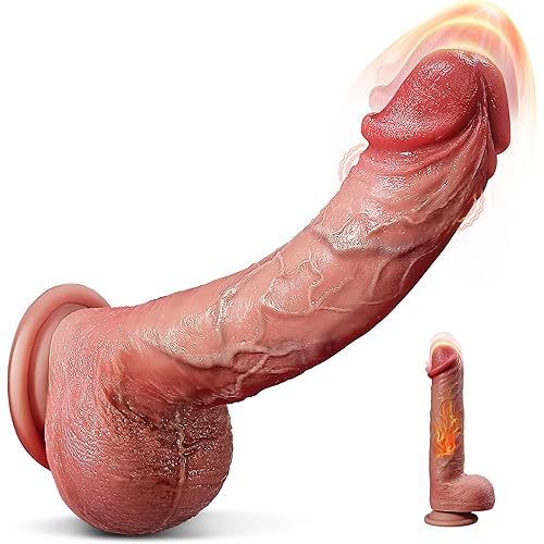 APP Control Thrusting Dildo Vibrator - 2026 Upgraded 6 in 1 Realistic Dildo Adult Toy, 9 Thrusting & 9 Vibrating & Heating, Suction Cup Dildos, Anal Toy Clitoral G Spot Vibrator Sex Toys for Women