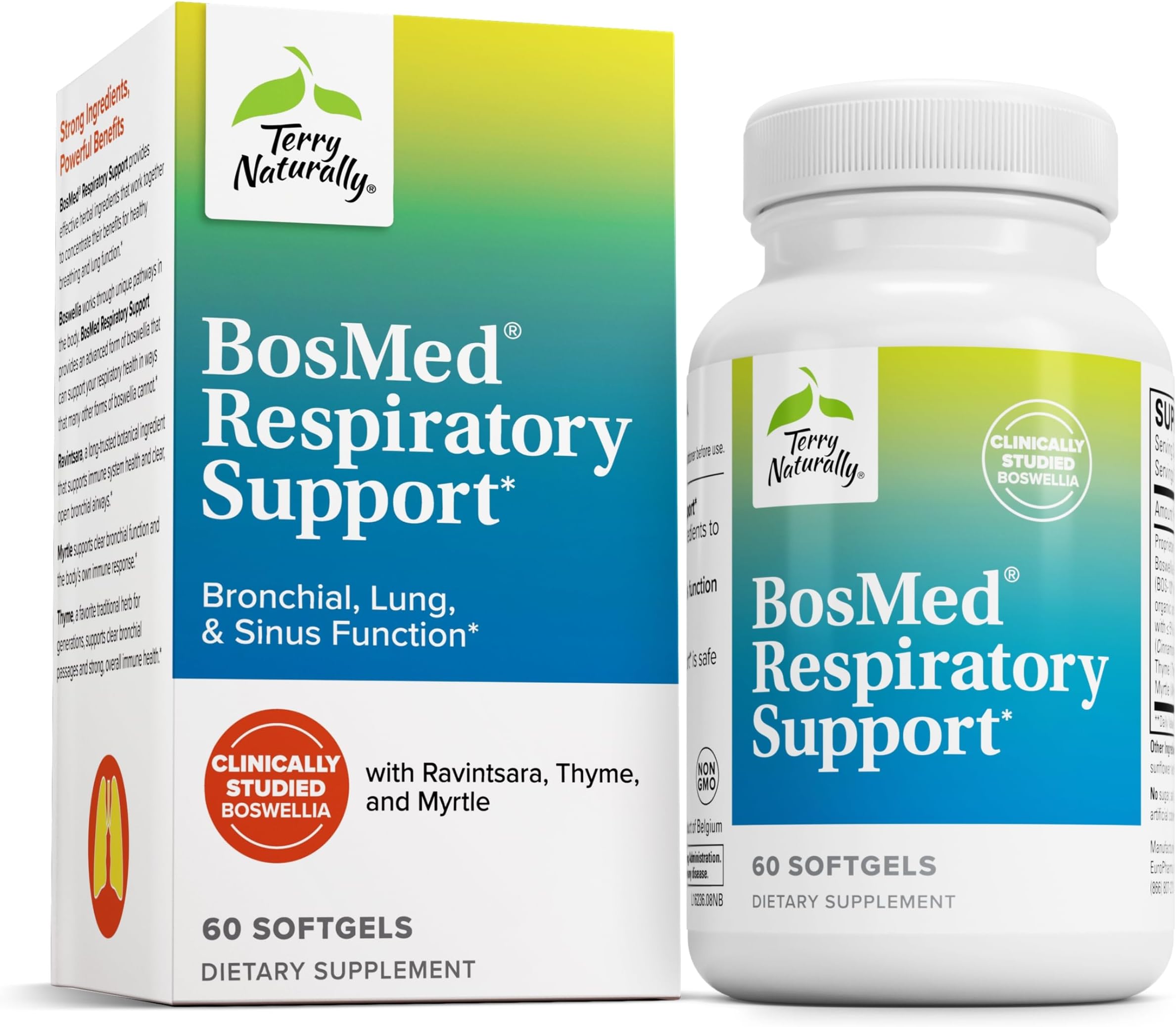 Terry Naturally BosMed Respiratory Support - 60 Softgels