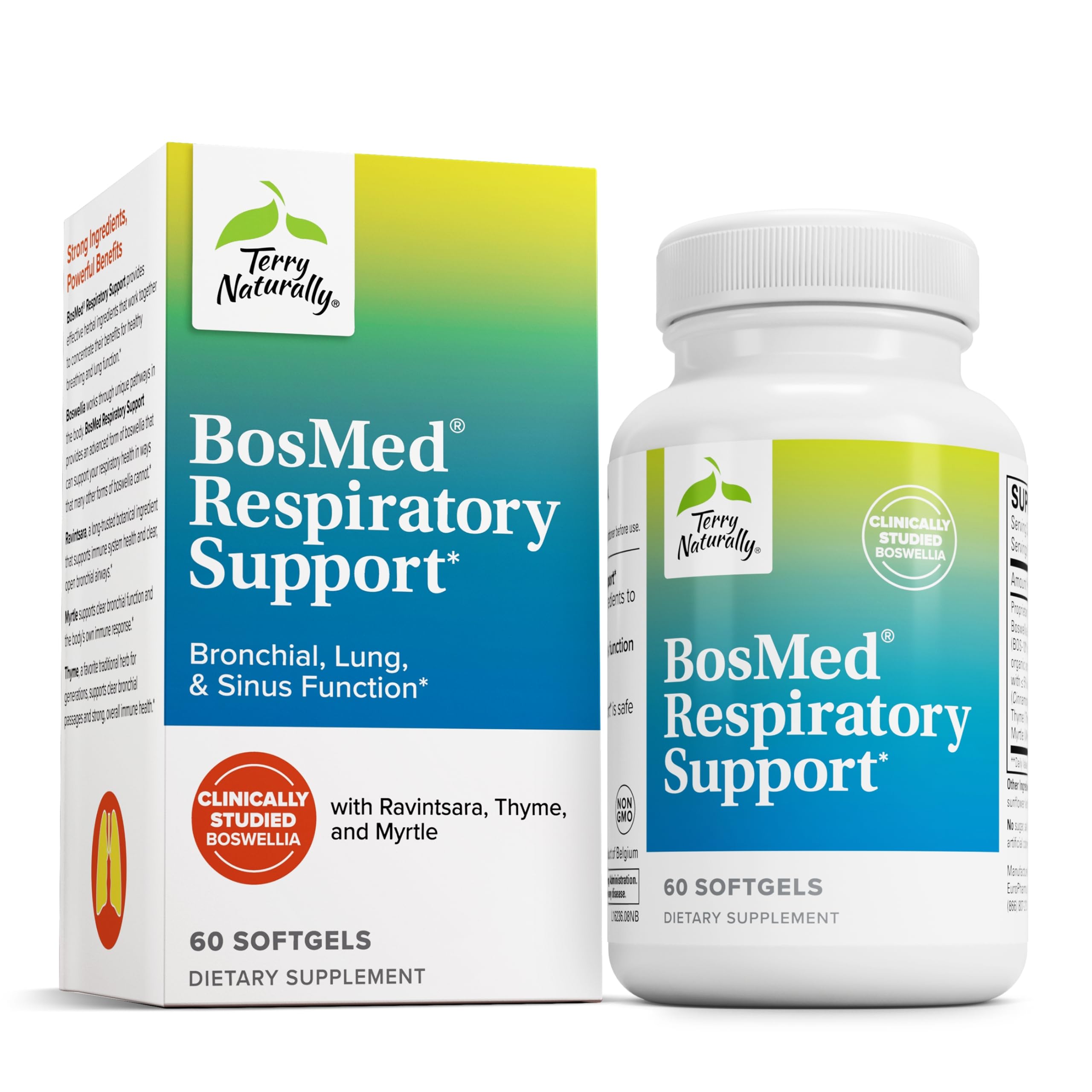 Europharma - Terry Naturally Bosmed Respiratory Support 60 Softgels 161626
