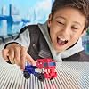 Transformers CYBERWORLD Optimus Prime Cyber Changers شخصية أكشن مقاس 4 بوصات، تغيير سريع إلى وضع الشاحنة، ألعاب روبوت للأولاد والبنات بعمر 6 سنوات فما فوق