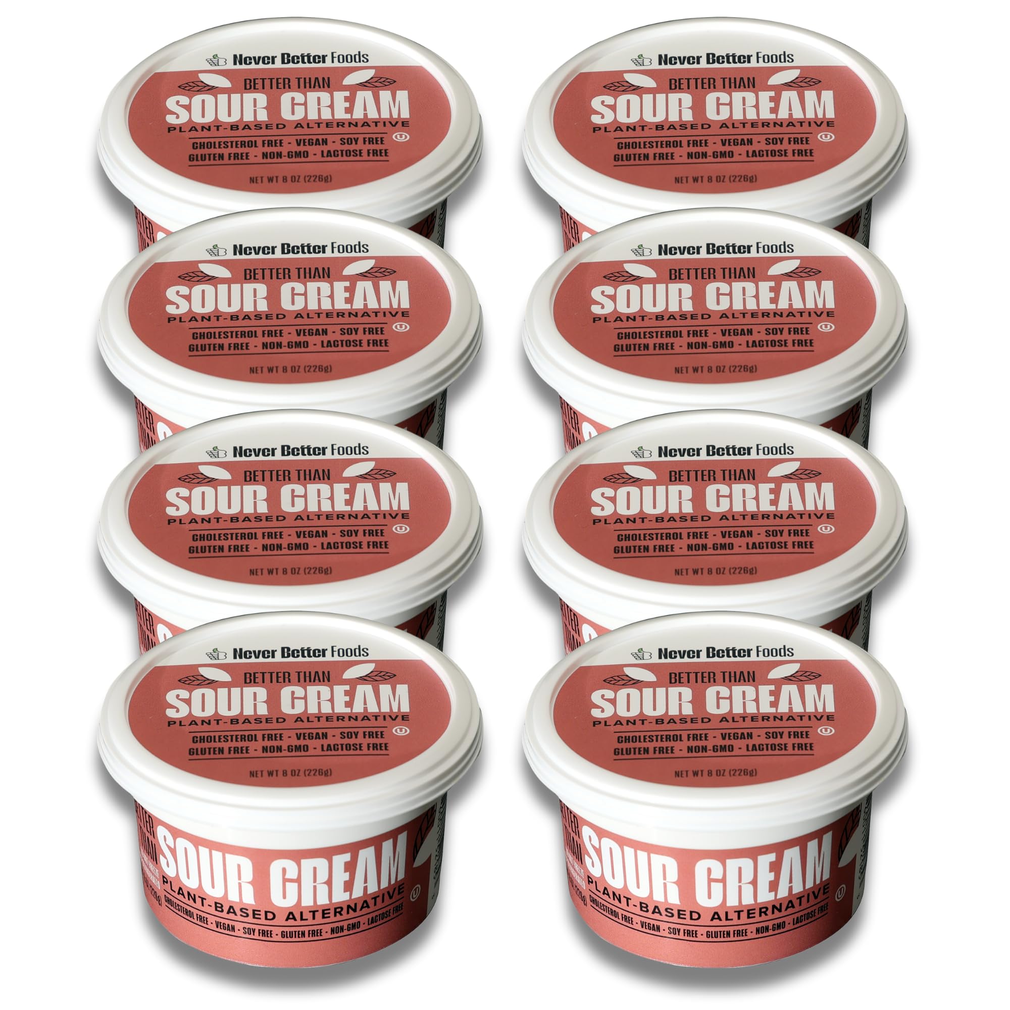 Amazon.com: Never Better Foods Plant-Based Sour Cream – Dairy-Free