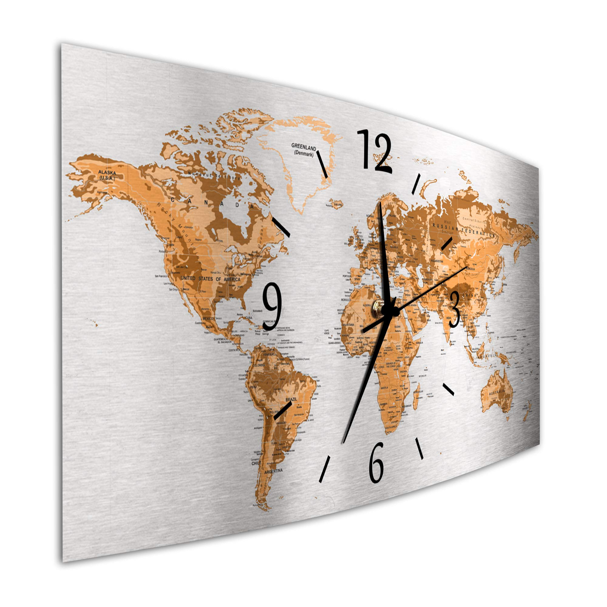BM Funk Quarz Quarzwanduhr Wanduhr Funkwanduhr Funkwanduhren Funkuhr Funkuhren kein Ticken lautlos geräuschlos leise ohne Tickgeräusche groß XXL MF4-9640-1SZ-funk