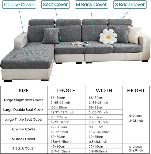 Miniatura 6 de Fundas universales mágicas para sofá 2023, fundas de sofá en forma de L resistentes al desgaste, funda interior para sofá diván, protector