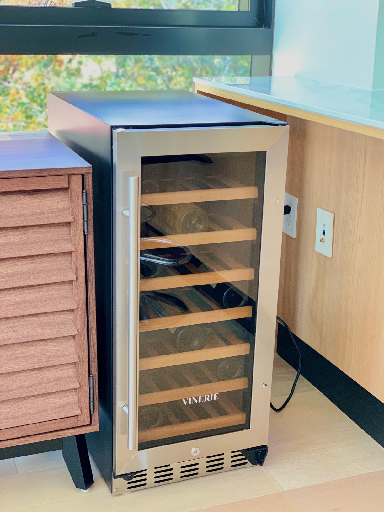 45/mo Finance VINERIE Smart 15 Inch Wine Cooler Refrigerators, 33