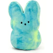 7.8" Soft Bunny Stuffed Animal - Adorable Spring Plush Toy for Easter Basket Stuffers, Holiday Home Decor & Kids GiftsBlue Green Tu