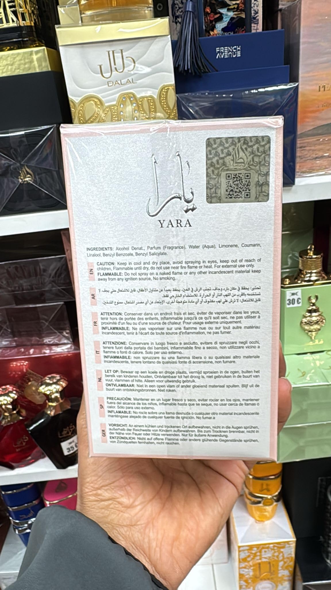 Yara rosa Oud, profumo arabo (originale) da donna, lunga durata, 100 ml+regalo atomizzatore 5 ml DRIKANBEST ricaricabile