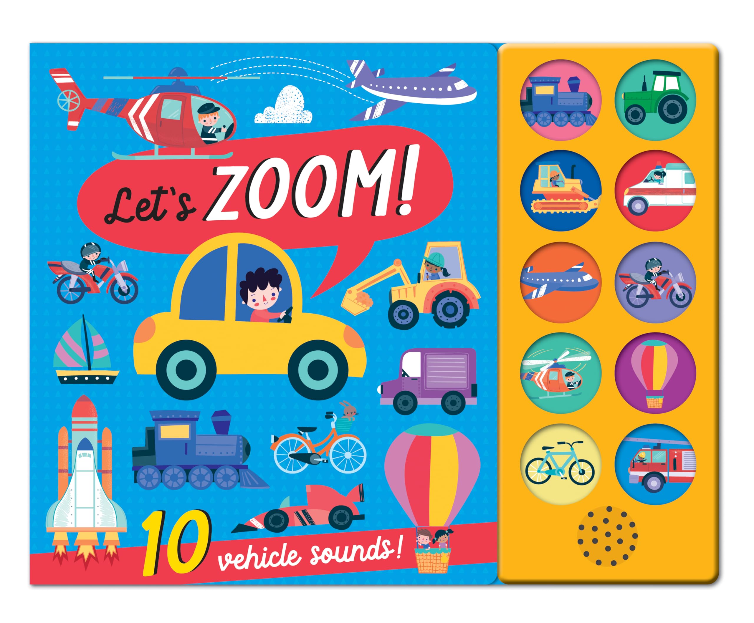 10 BUTTON SOUND BOOK - LET'S ZOOM (Let's! Sound Books)