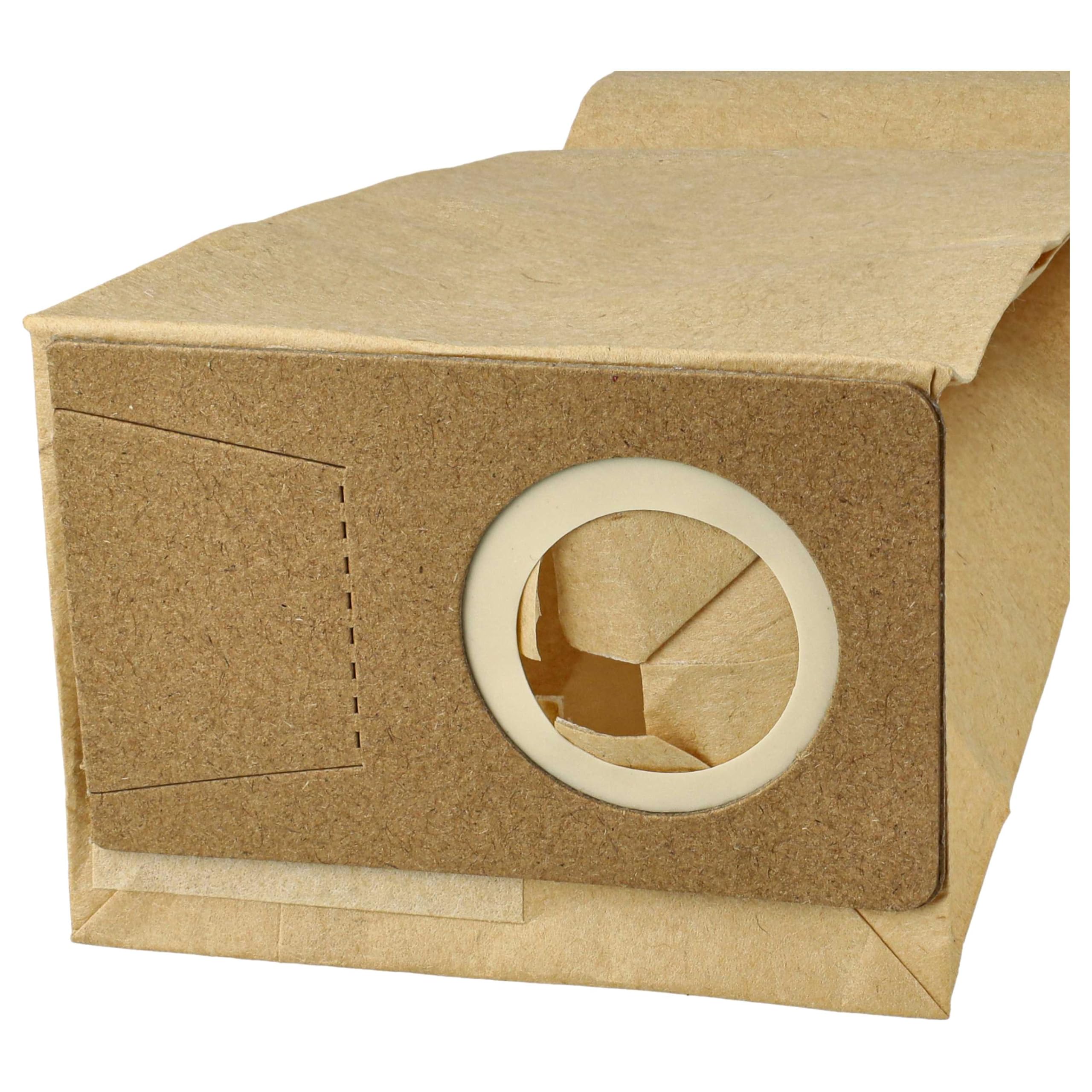 vhbw 20x bolsa compatible con Taski Jet 38, 8502.16, Jet 50 aspiradora - papel de filtro/cartón, 38,5 cm x 10 cm marrón