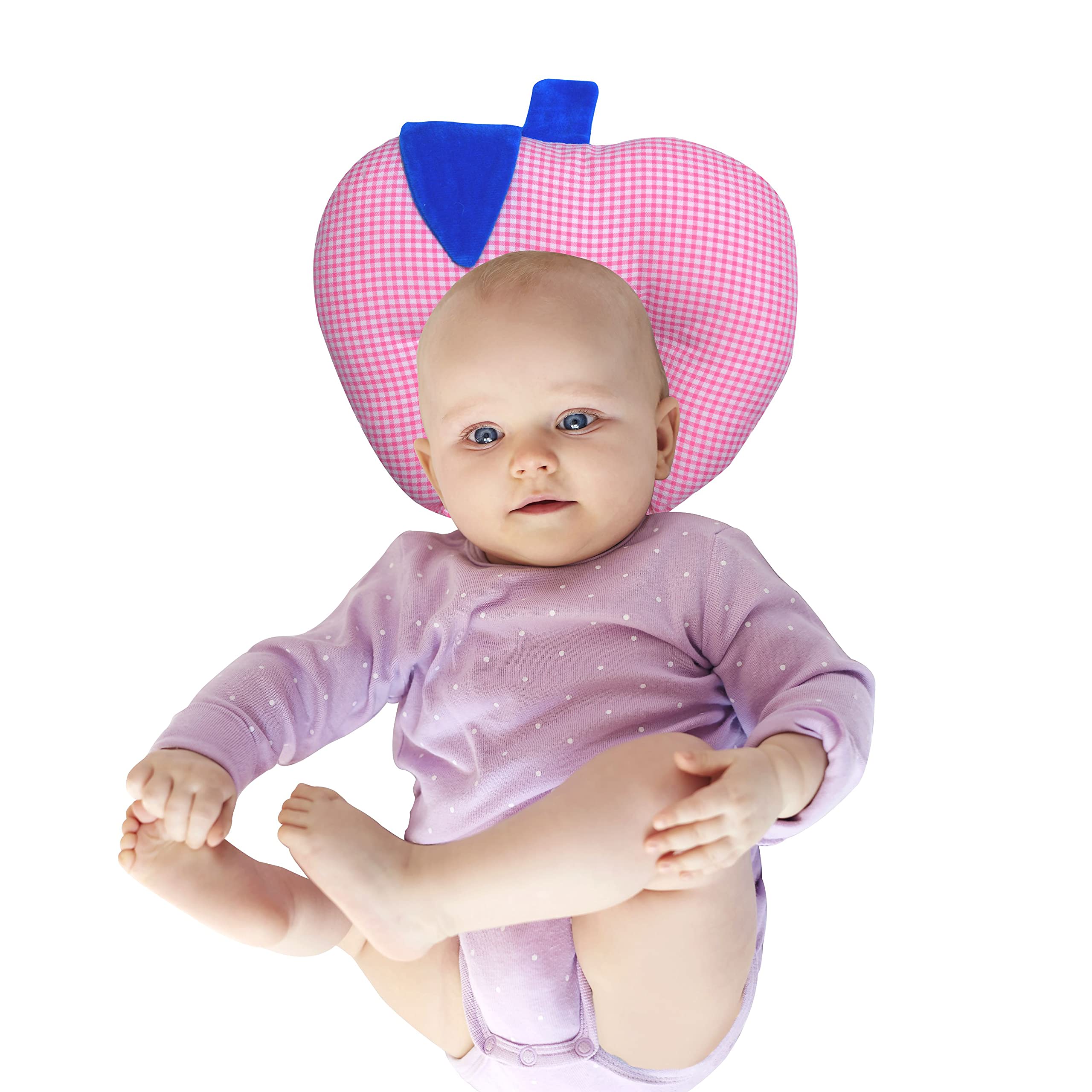 GURU KRIPA BABY PRODUCTSMustard/Rai Seed Baby Pillow for (0-9 Months) Pink Pack of 1