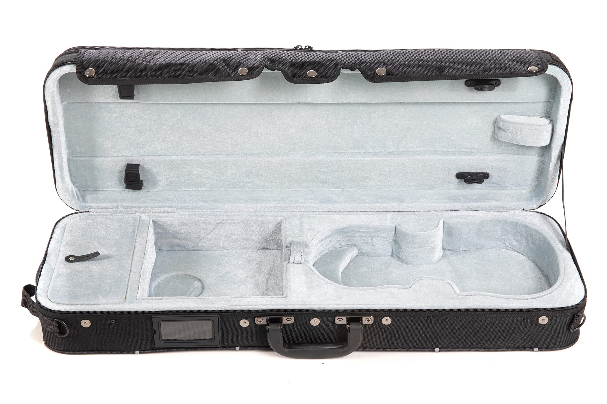 GEWA Custodia per violino Aspirante, nero, custodia musicale, idrorepellente, misura 1/16