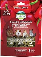 Vista 16 de Oxbow Simple Rewards Golosinas para Mascotas Pequeñas, Fruta Liofilizada, Golosinas para Cobaya y Conejo, Aperitivo Saludable de Fruta para Conejo