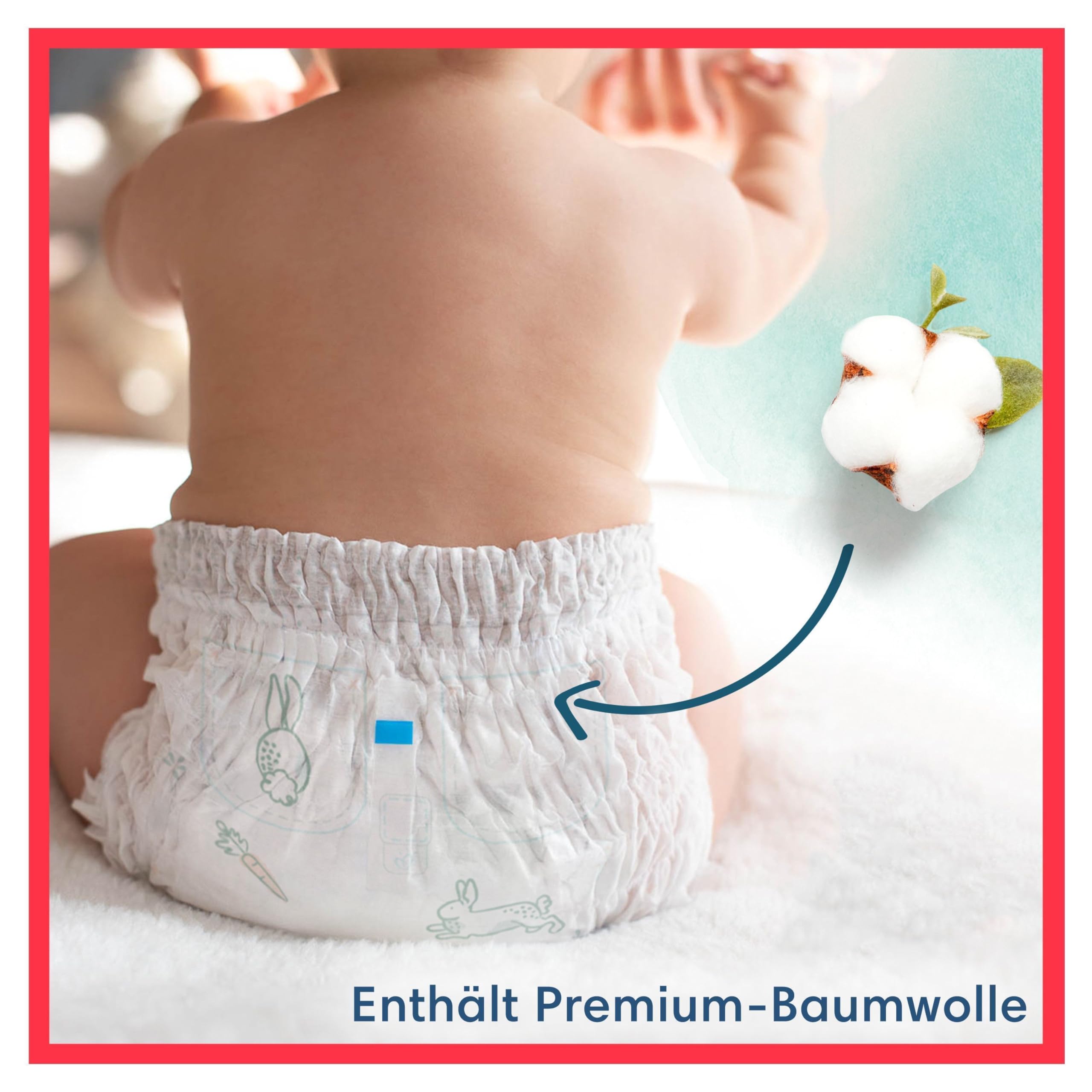 Pampers Baby Windeln Pants Größe 4 (9kg-15kg) Harmonie, 96 Höschenwindeln Alte Version