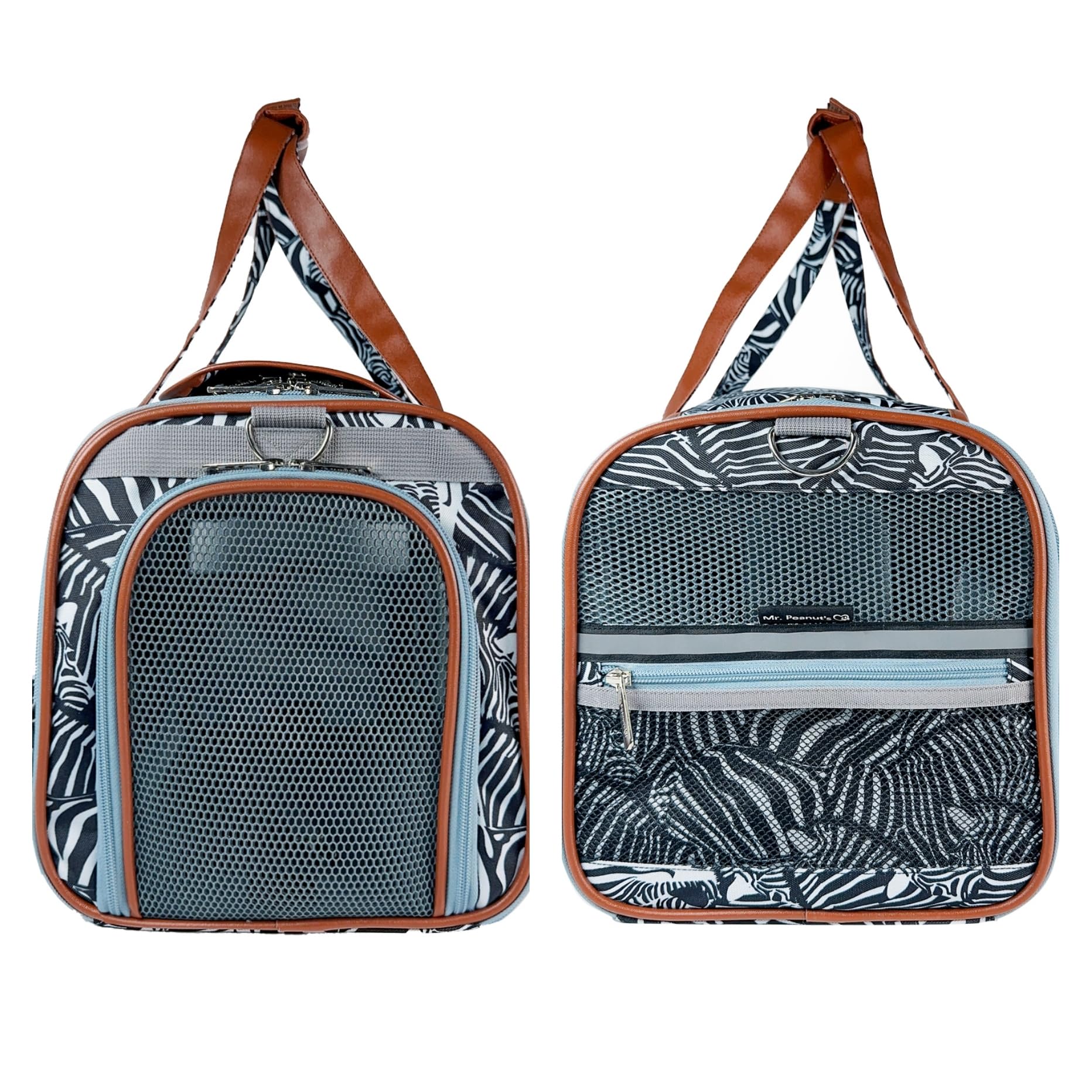 Mr. Peanut’s Gold Series Standard Size Expandable Pet Carrier (Zzzebra) - image 5
