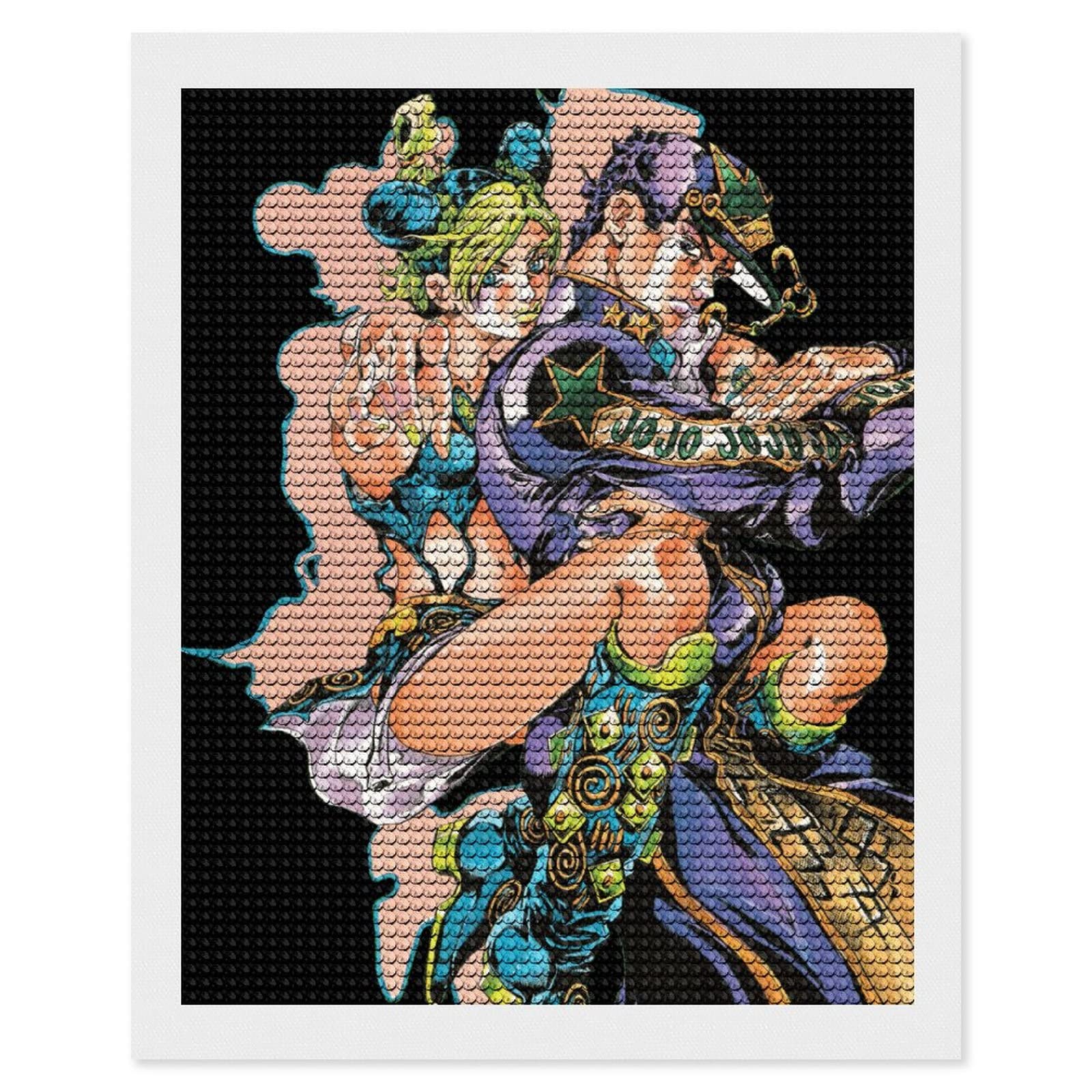 Amazon.co.jp: 5Dダイヤモンドアートキット ジョジョの奇妙な冒険