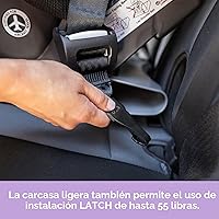 Vista 14 de Baby Trend Trooper™ Slim 3 en 1 Asiento de coche convertible, Rosa Cuarzo