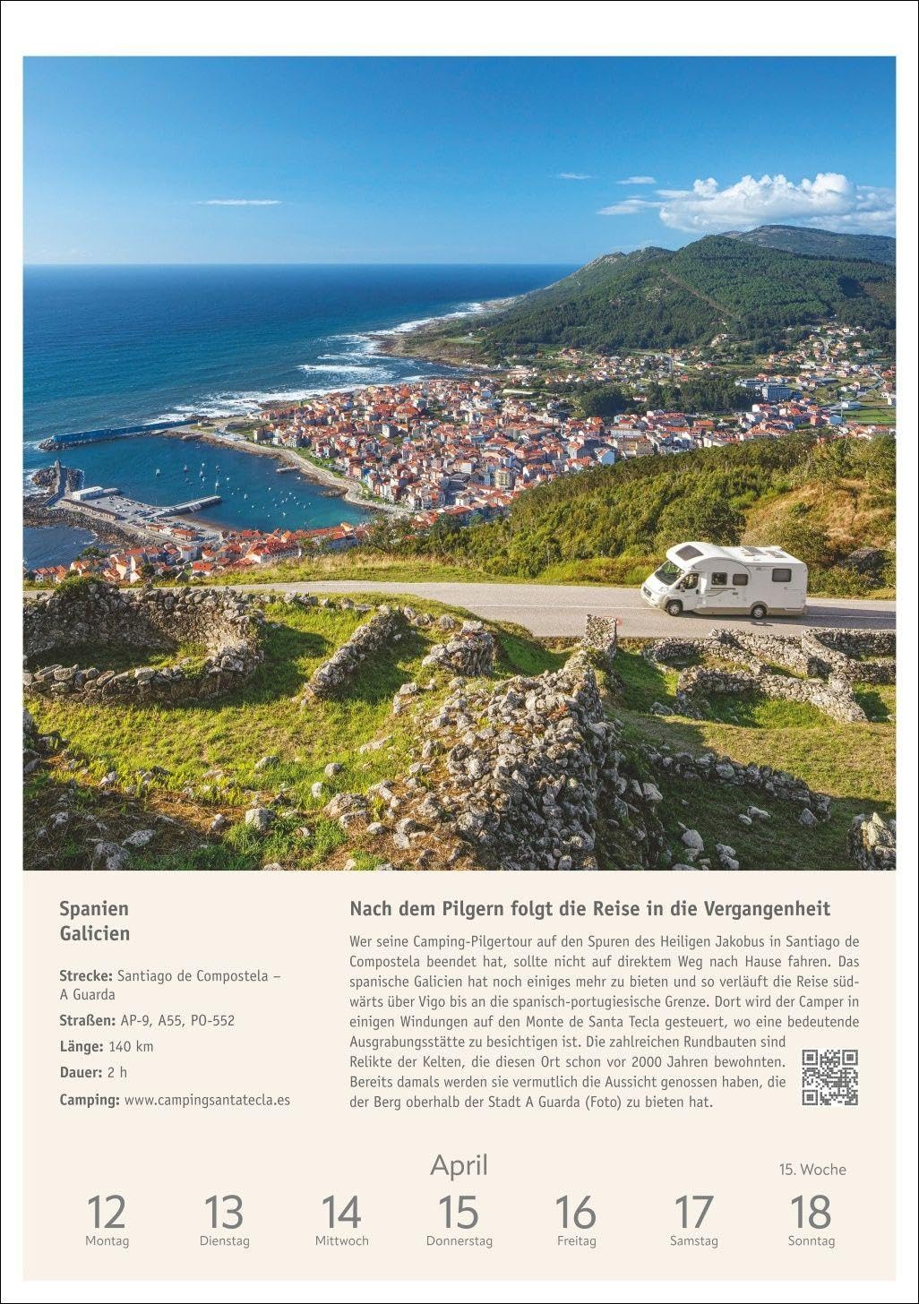 Campinglust Wochen-Kulturkalender 2027 - 53 unvergessliche Touren: Wochenkalender für alle Reise- und Campingfreunde. Fotokalender 2027 mit ... den schönsten Wohnmobiltouren zum Nachfahren