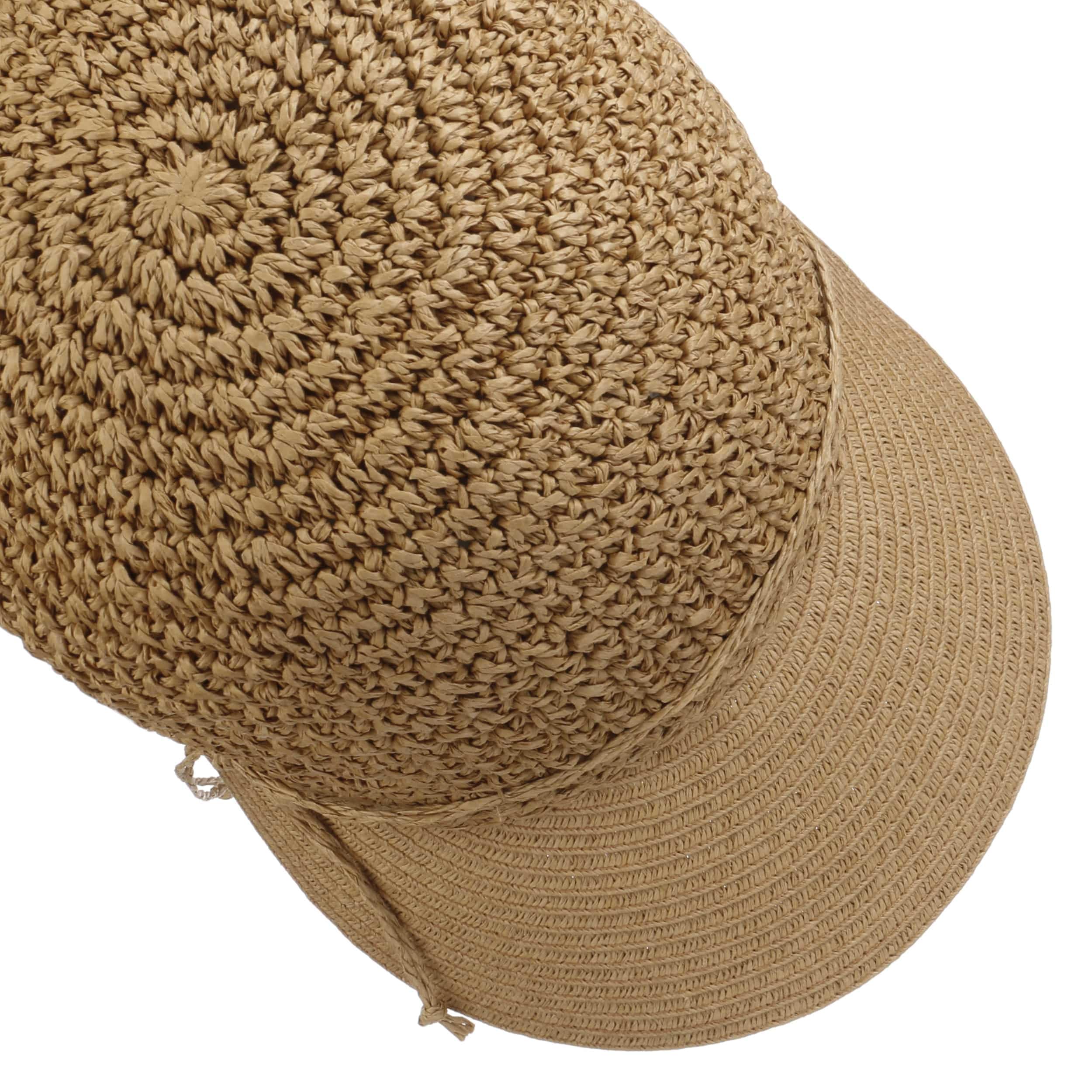 Seeberger Gorra Uni Rollable Crochet Mujer - de Sol Verano Visera para el con Primavera/Verano