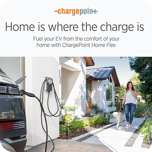Miniatura 12 de ChargePoint HomeFlex - Cargador EV de nivel 2 J1772, NEMA 6-50 enchufe para coche eléctrico - Carga rápida e inteligente de energía de batería