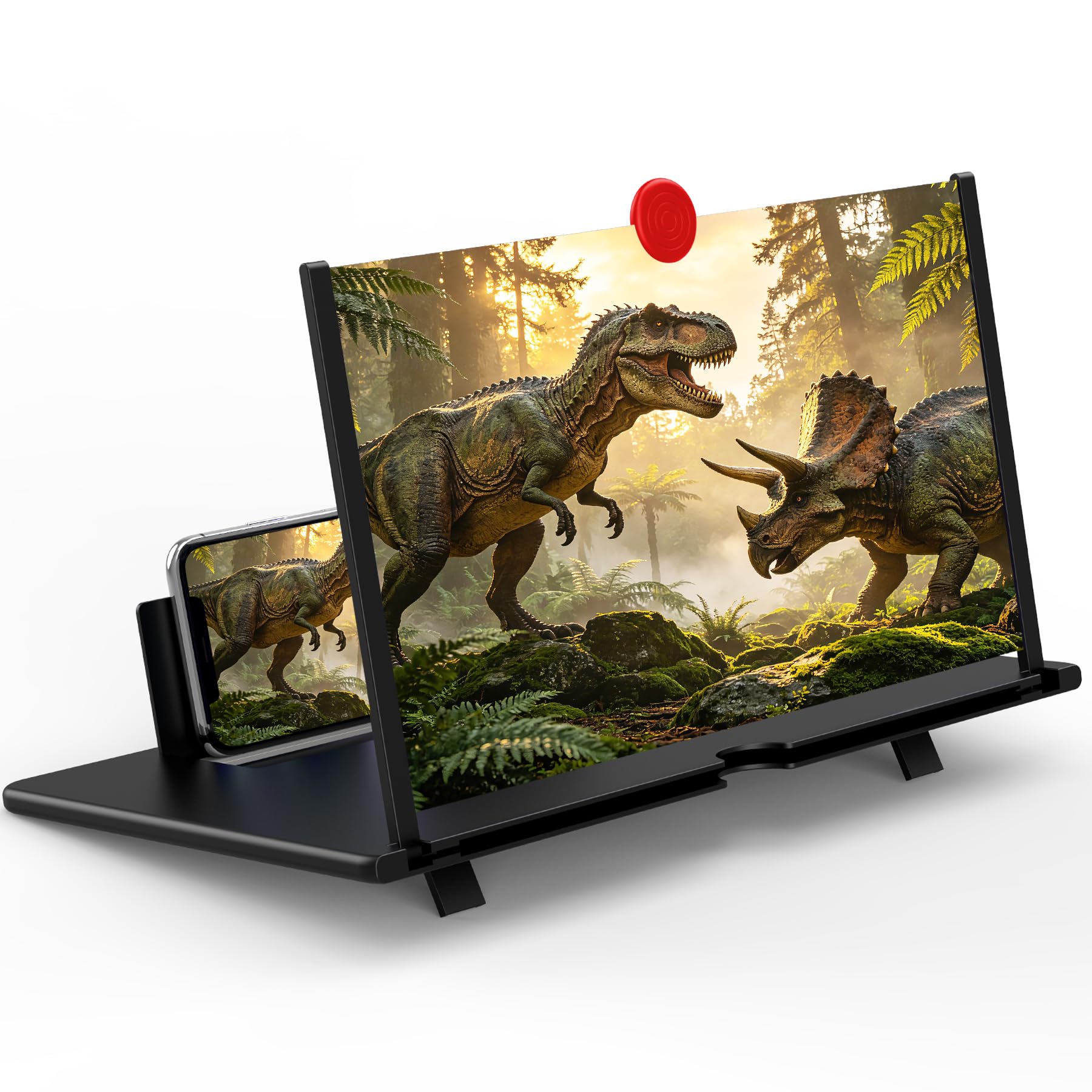 Lupa de pantalla para teléfono celular (Bkack-18")