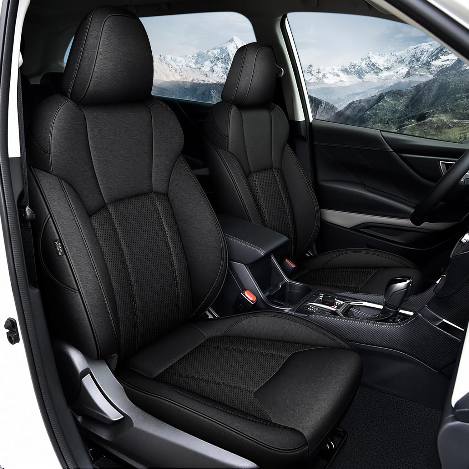 Car Seat Cover for Subaru Outback Seat Covers 2020 2021 2022 2023 2024 2025 Accessories - Full Set Black Car Seat Protector