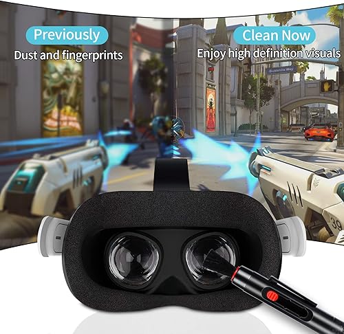 Miniatura 6 de AKIKI Kit de limpieza de auriculares de realidad virtual, kit de limpiador de lentes para MetaOculus Quest 2 Quest RiftS, HTC Vive Pro Cosmos Elite
